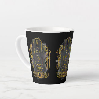 Tasse Latte Shawn votre nom dans le vieux symbole hiéroglyphiq