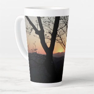 Tasse Latte Shenandoah Sunset National Park Paysage