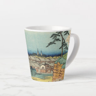 Tasse Latte Shinagawa, Japon : Art Vintage Japonais en Bois