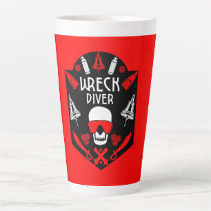 Tasse Latte Shipwreck Scuba Divers muqueuse