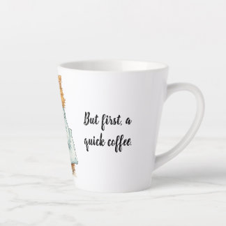 Tasse Latte Si Hay Que Triunfar Grumpy Orange Cat Custom Quote