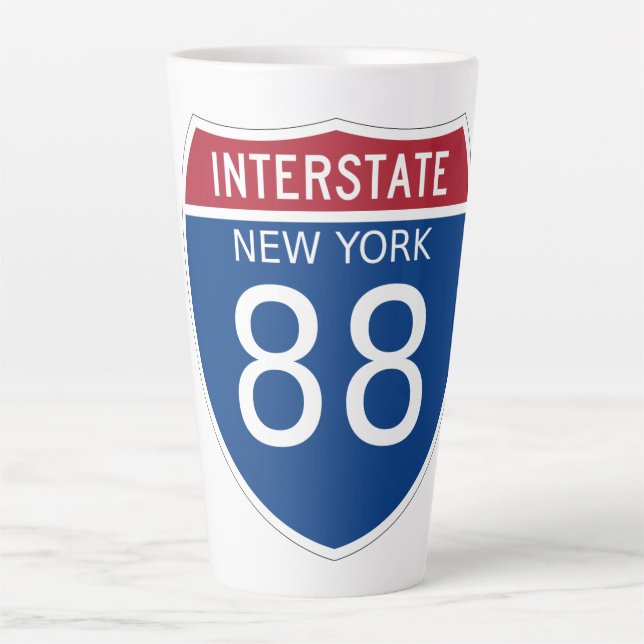 Tasse Latte SIGNE INTERNATIONALE DE New York (Devant)