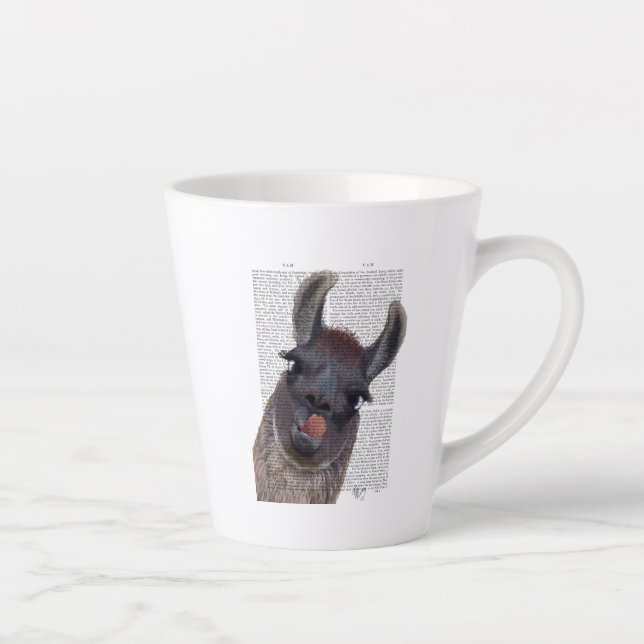 Tasse Latte Silly Llama (Droite)