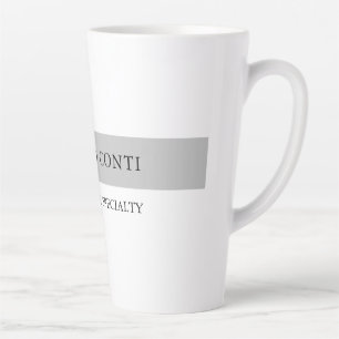 Tasse Latte Simple et moderne minimaliste