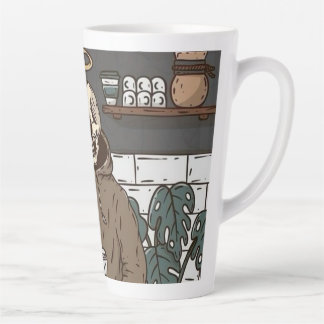 Tasse Latte Skull Coffee Time Cup