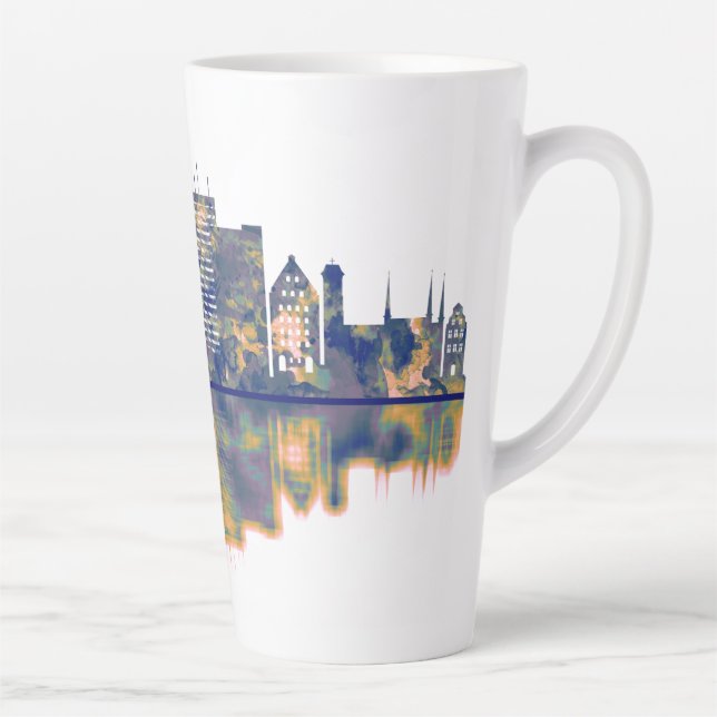 Tasse Latte Skyline de Gdansk (Droite)