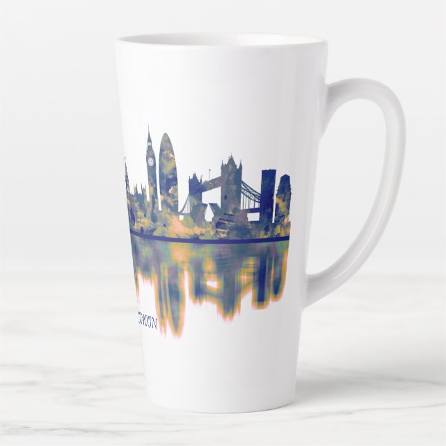 Tasse Latte Skyline de Londres (Droite)