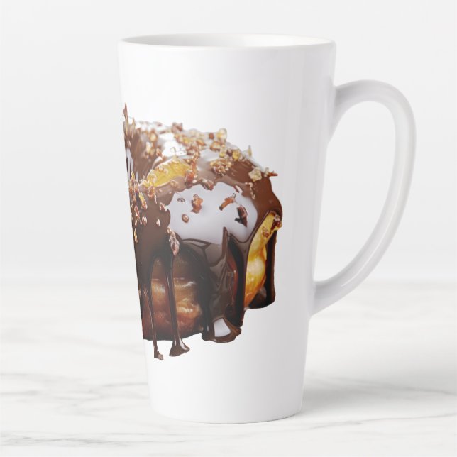 Tasse Latte SlipperyJoe's decadent donut covered thick glossy  (Droite)