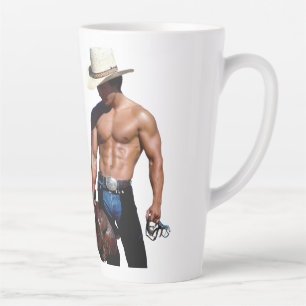 Tasse Latte SlipperyJoe's sauve cheval monter chapeau de cowbo