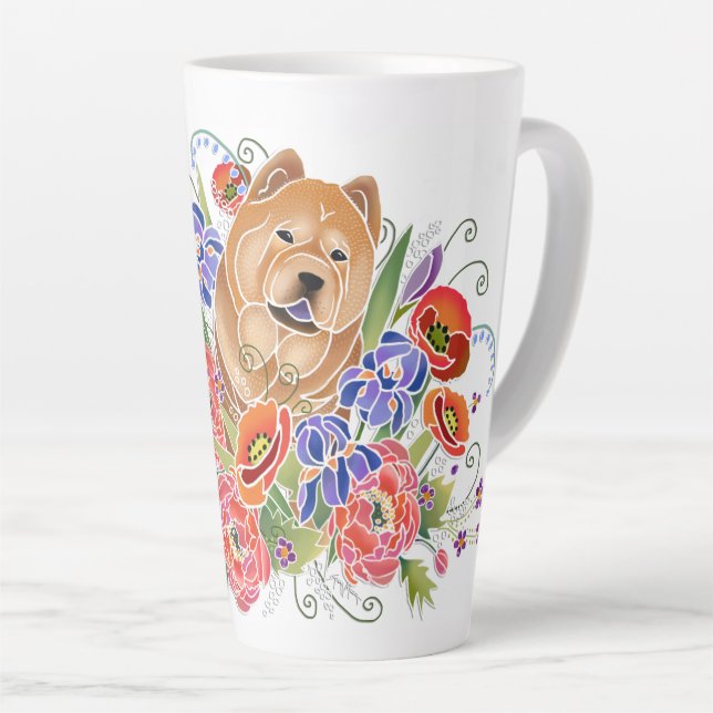 Tasse Latte SMOOOOTH GARDEN PATH lisse bouw latte muette (Angle droit)