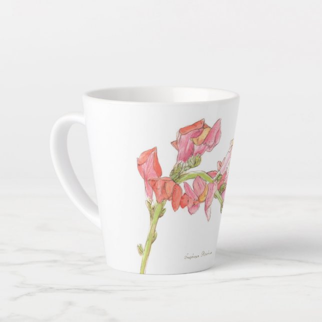 Tasse Latte Snapdragon (Angle gauche)