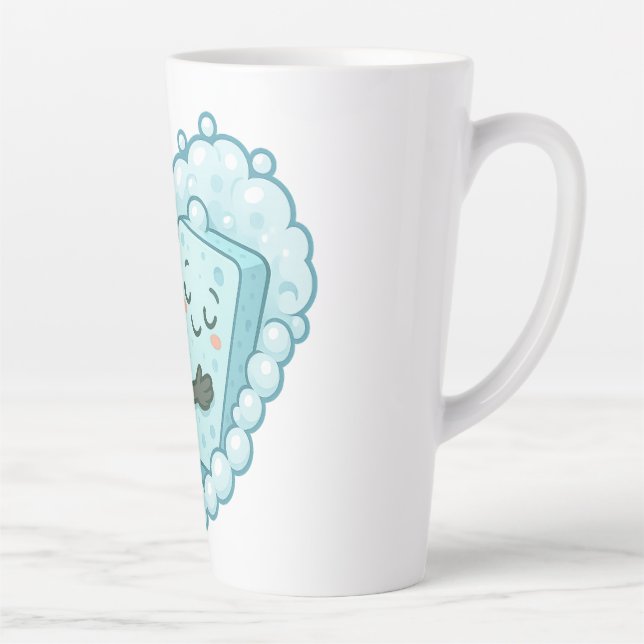 Tasse Latte Soapy Love - Éponge & Dish Soap (Droite)