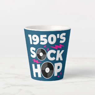 Tasse Latte Sock Hop 50's Dance Party 1950