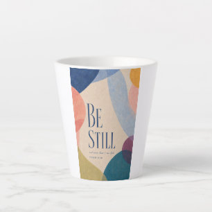 Tasse Latte SOIS TRANQUILLE Psaume 46:10 Chrétien