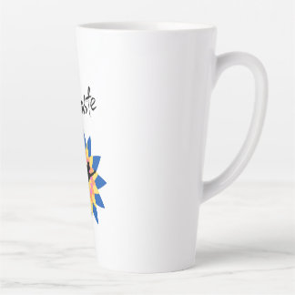 Tasse Latte Solde de Lotus coloré avec Vibes de Yoga féminin