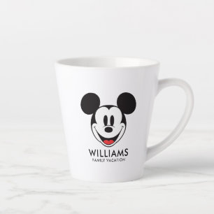 Tasse Latte Souris classique Mickey   Vacances en famille