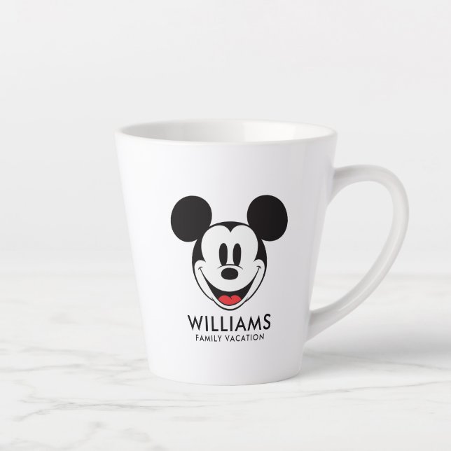 Tasse Latte Souris classique Mickey | Vacances en famille (Droite)