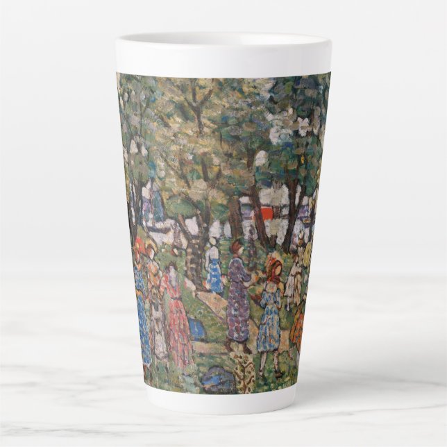 Tasse Latte Sous les arbres de Maurice Prendergast, Art (Devant)