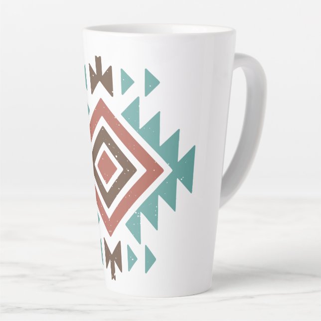 Tasse Latte Southwestern Desert (Angle droit)