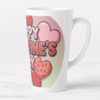 TASSE LATTE SPÉCIAL DE LA JOURNÉE DE VALENTINE