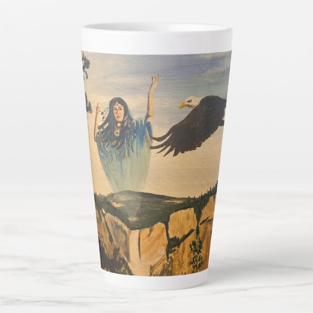 Tasse Latte Spirit, par Gary Poling (Devant)