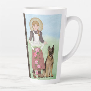 Tasse Latte St. Germain Patron des malades maltraités et vulné