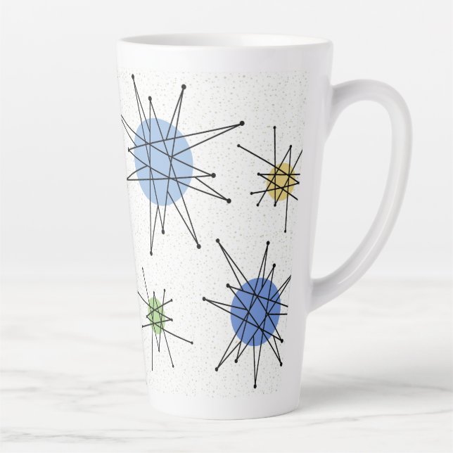 Tasse Latte Starburst franciscain du milieu du siècle 2 (Droite)