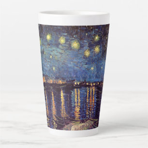 Tasse Latte Starry Night Over the Rhone par Vincent van Gogh
