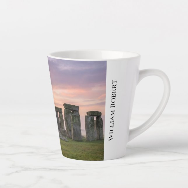 Tasse Latte Stonehenge England Ancient Stone Circle (Droite)