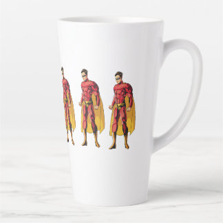 Tasse Latte Superman Emblem Tee : Libérez votre héros intérieu