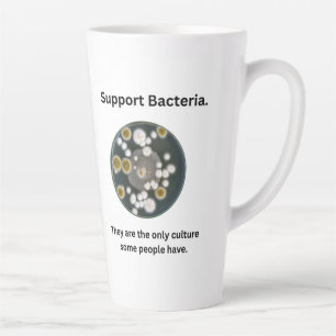 Tasse Latte Support Bactérie
