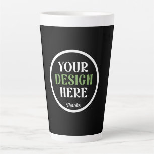 Tasse Latte sur mesure, unique, élégant et minimaliste
