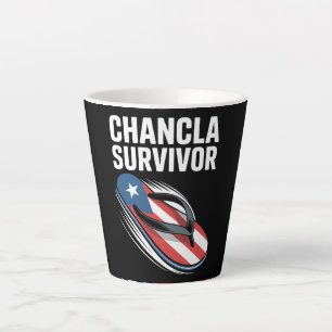 Tasse Latte Survivant de la chancla Blague espagnole drôle