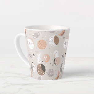 Tasse Latte Sweat Dream Bunnies Dans Motif spatial