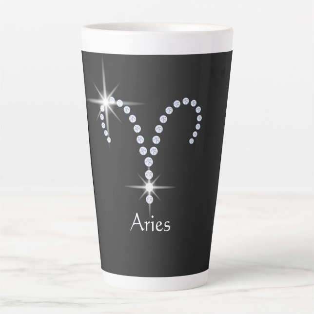 Tasse Latte Symbole des baies de diamants (Devant)