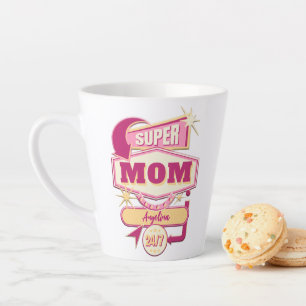 Tasse Latte SYMBOLE REtro Diner Super Maman