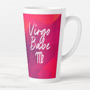 Tasse Latte Symbole Virgo Babe Zodiac Star Anniversaire