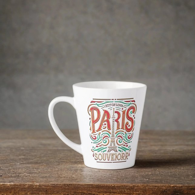 Tasse Latte Symphonie d'amour de Paris Bloom (Créateur téléchargé)