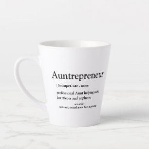 Tasse Latte Tante Tante Tante Fun Meilleure Tante Jamais Défin