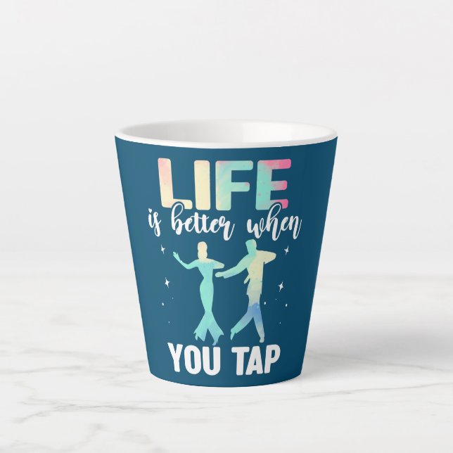 Tasse Latte Tap dance tap (Devant)