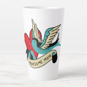 Tasse Latte Tatouage de maman génial