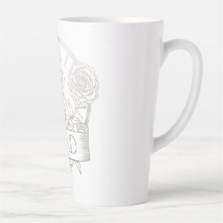 Tasse Latte Tatouage de papa de style vintage