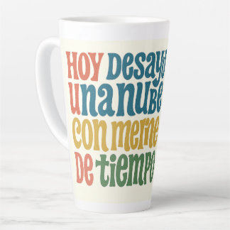 Tasse Latte Taza de café latte Desayuno surrealista