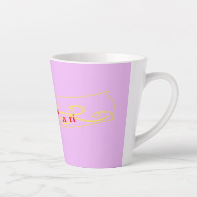 Tasse Latte taza de fidelidad (Droite)