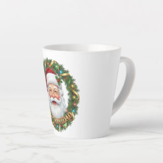 Tasse Latte Taza Papá Noel