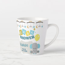 taza recuerdo del baby shower  personalizada