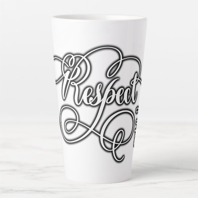 Tasse Latte Taza respect  (Devant)