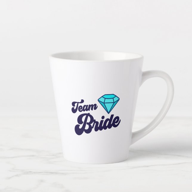 Tasse Latte Team Bride (Droite)