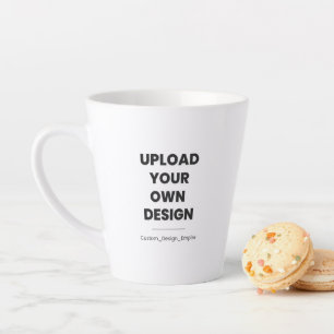 Tasse Latte Téléchargez votre propre design ici   Modèle perso