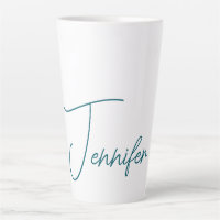 Tendance sarcelle foncée Moderne Minimaliste Écrit